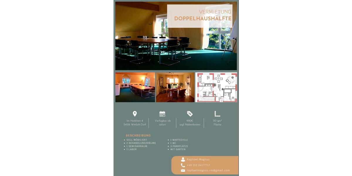 Gewerbeobjekt Wittlich - 990&euro; | Angebot:24810056