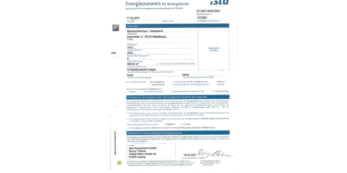 Etagenwohnung Magdeburg Beyendorf-Sohlen - 2 Zimmer, 49 m&sup2;, 325&euro; | Angebot:26626152