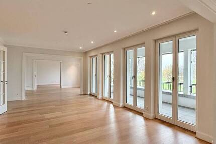 Cecilienallee: Elegante Luxuswohnung mit Rheinpanorama, Kaminzimmer & zwei TG-Stellplätze 6 zimmer