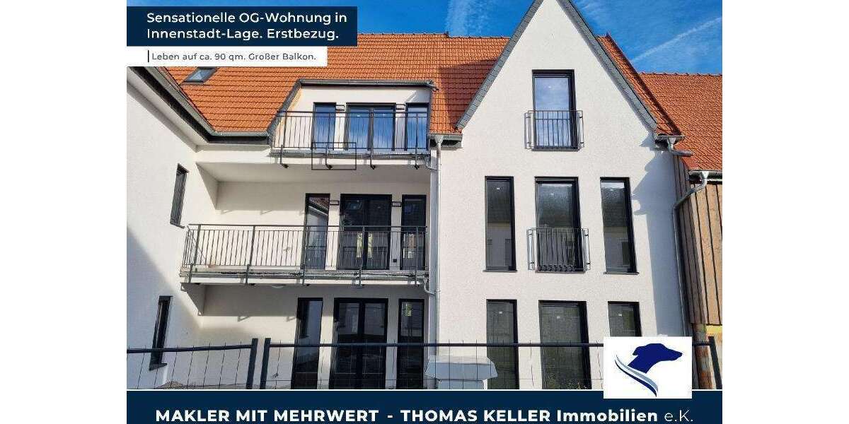 Etagenwohnung Nidda - 3 Zimmer, 90 m&sup2;, 1.100&euro; | Angebot:26549534