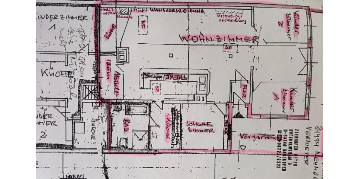 Erdgeschoßwohnung Neumarkt-Sankt Veit Sankt Veit - 4 Zimmer, 150 m&sup2;, 990&euro; | Angebot:25904041