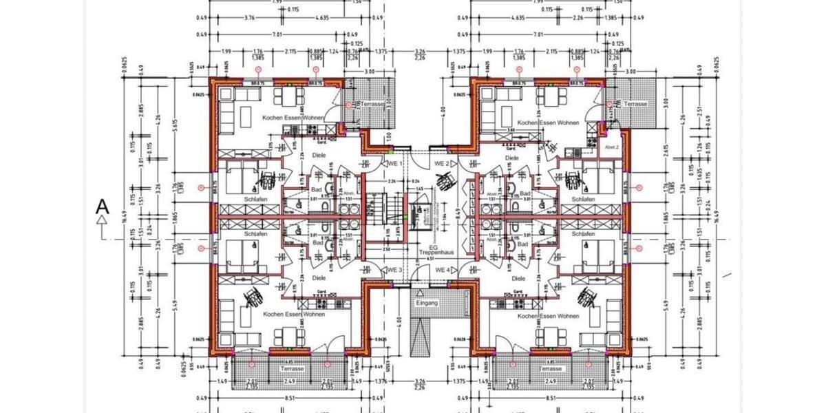 Erdgeschoßwohnung Großheide - 2 Zimmer, 63 m&sup2;, 680&euro; | Angebot:25871245