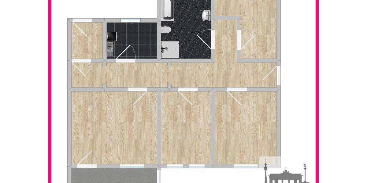 Etagenwohnung Hoppegarten Dahlwitz-Hoppegarten - 4 Zimmer, 115 m&sup2;, 1.380&euro; | Angebot:25700460