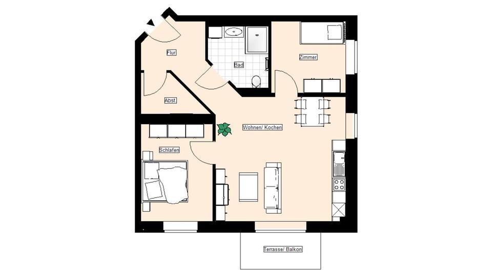 Etagenwohnung Owschlag - 3 Zimmer, 75 m&sup2;, 980&euro; | Angebot:25324565