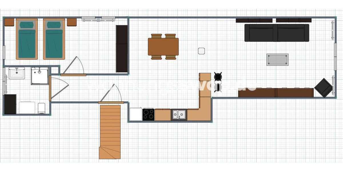 Wohnung zum Mieten in Frankfurt am Main 650 € 40 m² 2 zimmer
