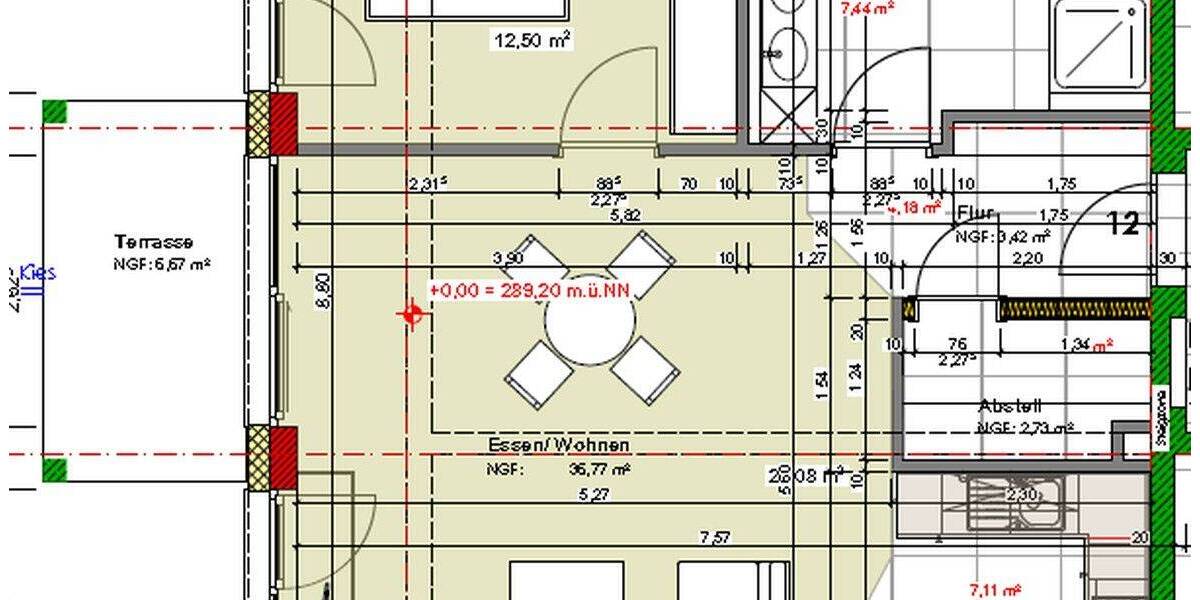 Etagenwohnung Bad Säckingen-Wallbach Wallbach - 2 Zimmer, 69 m&sup2;, 997&euro; | Angebot:26805222