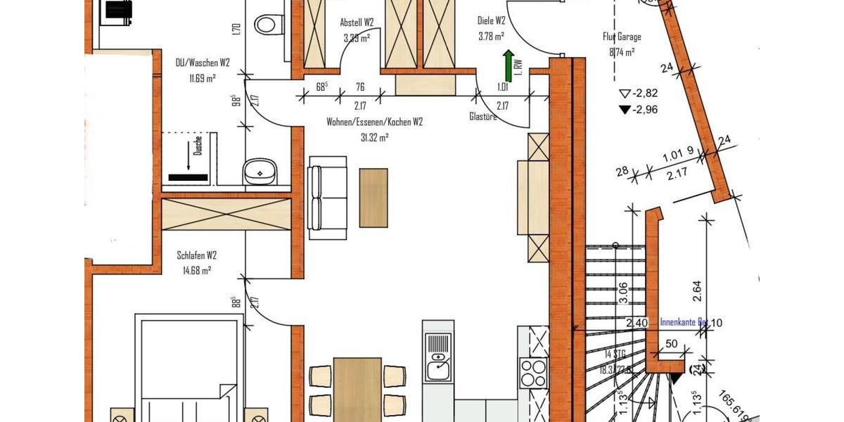 Terrassenwohnung Schernfeld Birkhof - 2 Zimmer, 70 m&sup2;, 1.000&euro; | Angebot:25398822