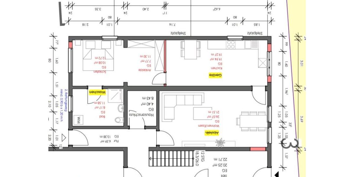 Erdgeschoßwohnung Schwaikheim - 2.5 Zimmer, 70 m&sup2;, 1.000&euro; | Angebot:26611903