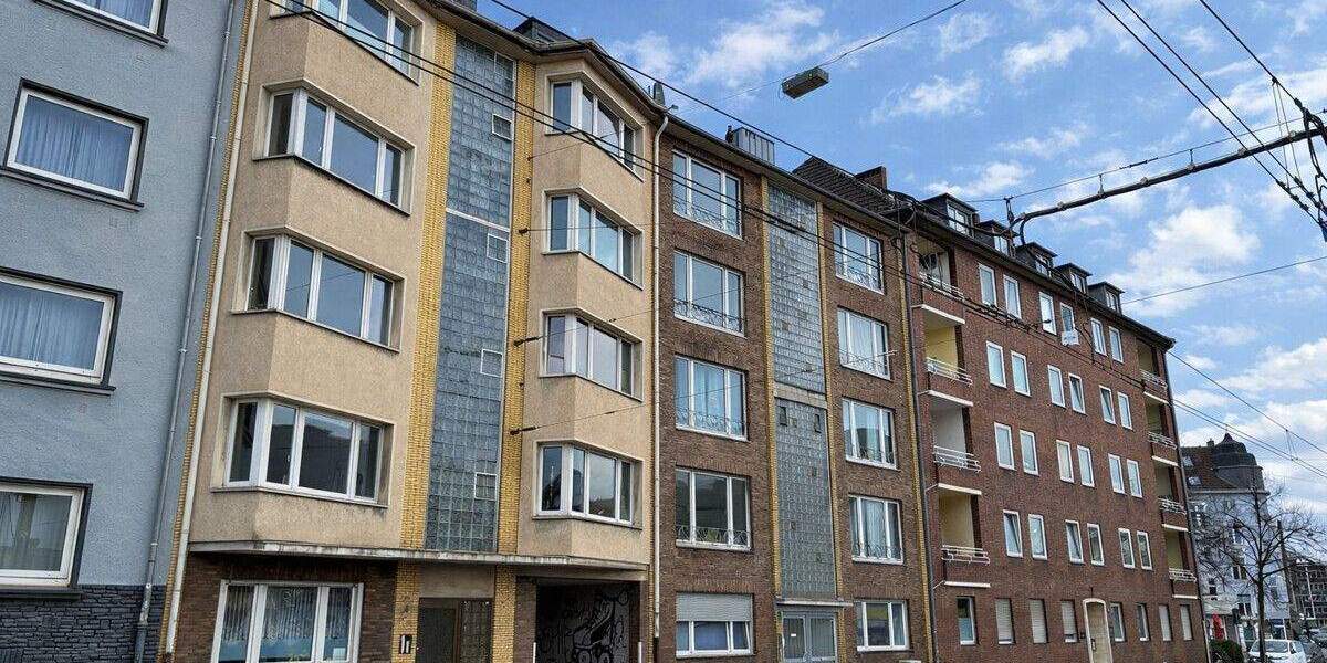 Etagenwohnung Düsseldorf Bilk - 2 Zimmer, 60 m&sup2;, 870&euro; | Angebot:25142153
