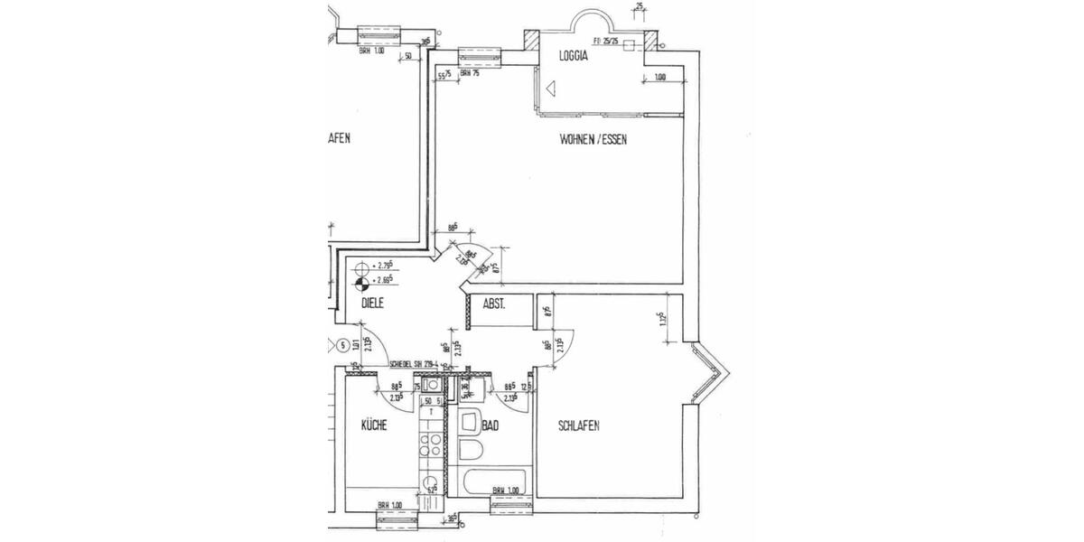 Etagenwohnung Herzberg am Harz - 2 Zimmer, 72 m&sup2;, 580&euro; | Angebot:26566034