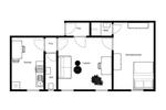 Etagenwohnung Mannheim - 2 Zimmer, 51 m&sup2;, 842&euro; | Angebot:26407509