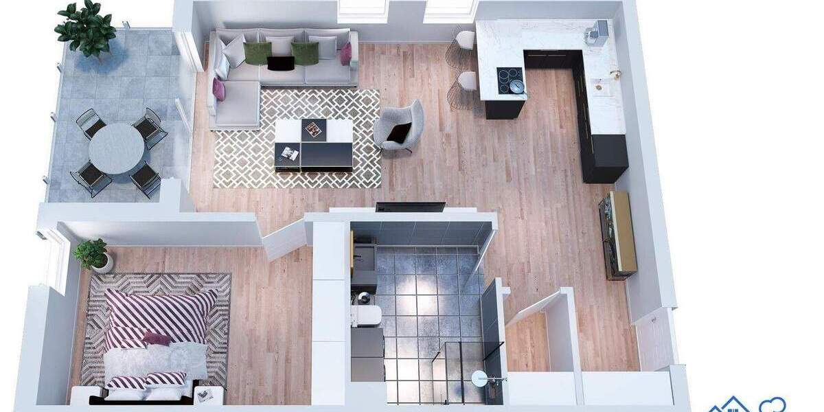 Etagenwohnung Biebergemünd Wirtheim - 2 Zimmer, 75 m&sup2;, 850&euro; | Angebot:24866087