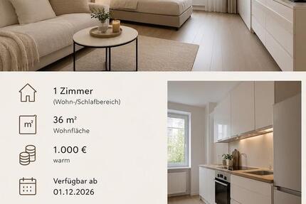 Wohnung Berlin Charlottenburg-Wilmersdorf - 1 Zimmer, 36 m&sup2;, 1.000&euro; | Angebot:27661882