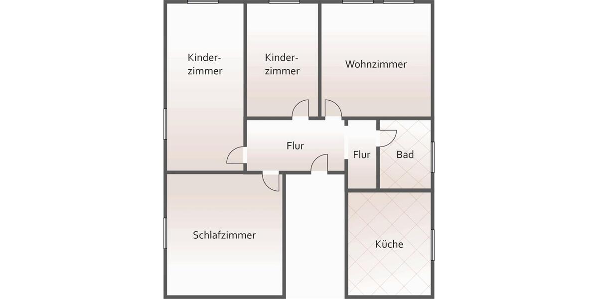 Etagenwohnung Stollberg (Erzgebirge) - 4 Zimmer, 80 m&sup2;, 599&euro; | Angebot:26643850