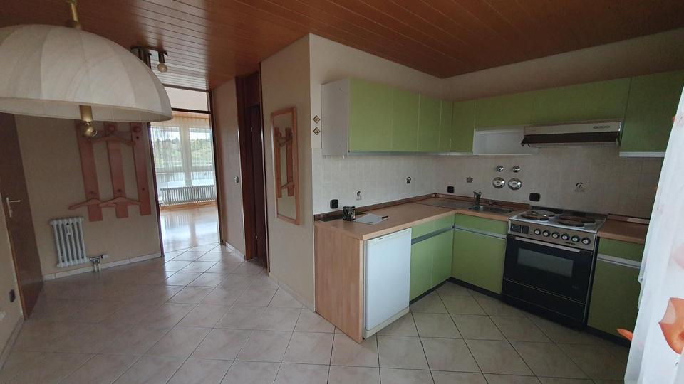 Penthouse-Flair am Neckar: 1,5-Zimmer mit 2 XXL Balkonen 1.5 zimmer