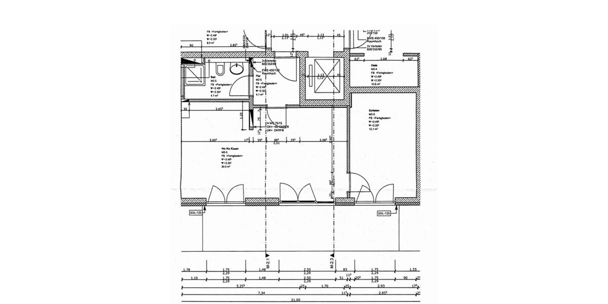 Exklusive 2-Zi.-Whg. mit Blk, Stpl., Aufzug, EBK in Erding 2.5 zimmer