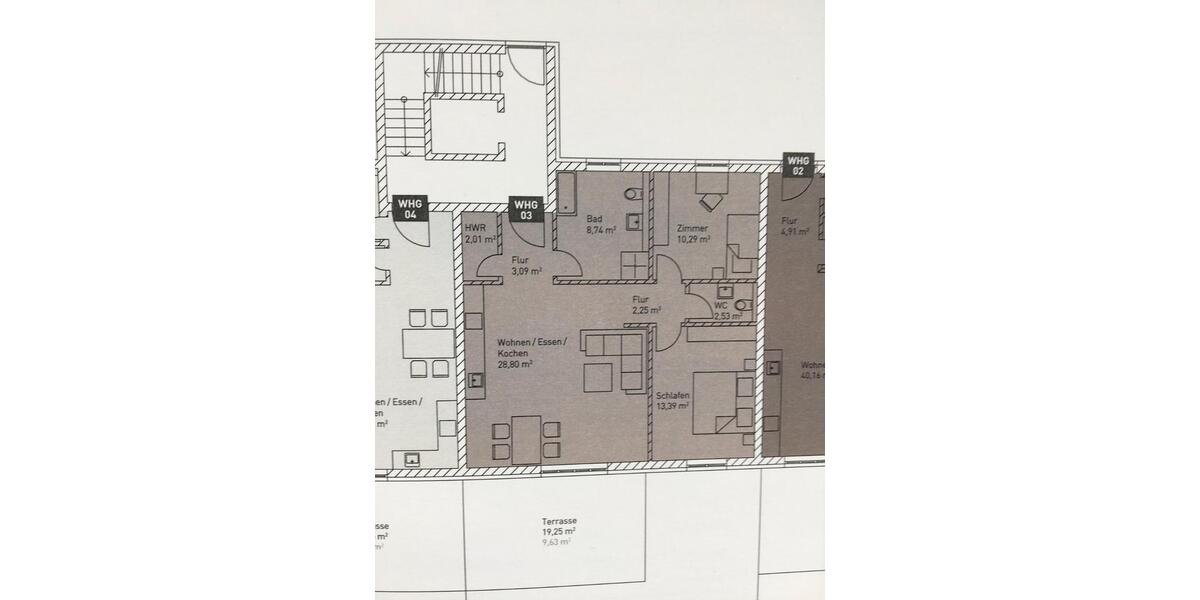 Terrassenwohnung Butzbach - 3 Zimmer, 71 m&sup2;, 1.150&euro; | Angebot:26699999