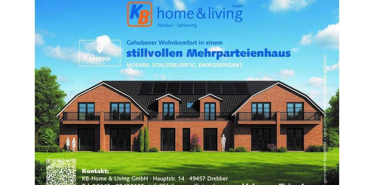 Etagenwohnung Drebber Jacobidrebber - 2 Zimmer, 68 m&sup2;, 780&euro; | Angebot:24990364