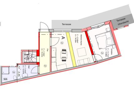 Wohnung Sömmerda Neue Zeit - 2 Zimmer, 55 m&sup2;, 695&euro; | Angebot:26787020
