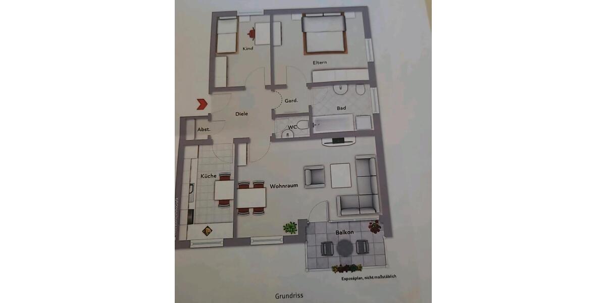 3 Zimmer Wohnung in Oberreitnau zimmer