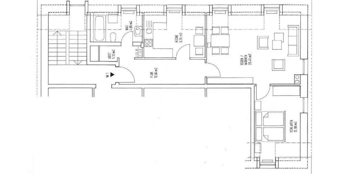 Etagenwohnung Muldenhammer Tannenbergsthal - 2 Zimmer, 64 m&sup2;, 350&euro; | Angebot:25799461