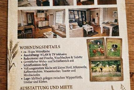 Wohnung Wipperfürth - 1 Zimmer, 35 m&sup2;, 480&euro; | Angebot:27596683