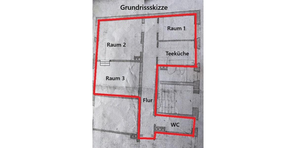 Büro- oder Lagerräume auf 50m², Hannover-OststadtList - Tiefparterre! zimmer