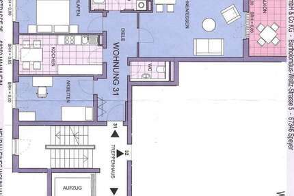 Wohnung Mannheim - 3 Zimmer, 98 m&sup2;, 1.330&euro; | Angebot:24760184