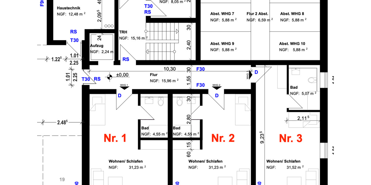 Neubau Erstbezug – exklusive 1-Zimmer-Wohnungen zu vermieten 1 zimmer