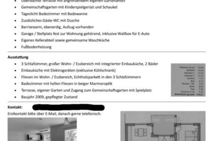 Moderne, barrierearme 104qm 4ZK2B Wohnung im Brentanoviertel 4 zimmer