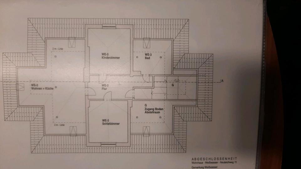 Dachgeschoßwohnung Weißwasser (Oberlausitz) - 3 Zimmer, 105 m&sup2;, 590&euro; | Angebot:25180314