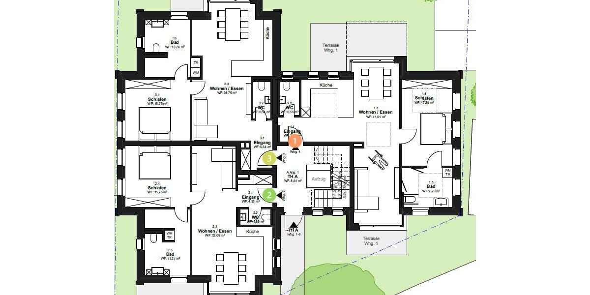 Etagenwohnung Neuenhaus - 3 Zimmer, 76 m&sup2;, 1.000&euro; | Angebot:20969718