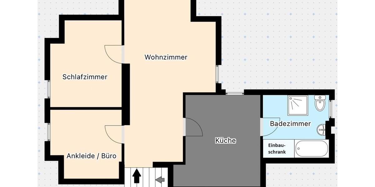 Dachgeschoßwohnung Lübben (Spreewald) - 3 Zimmer, 70 m&sup2;, 525&euro; | Angebot:26630254