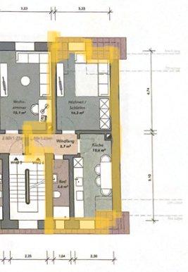 Etagenwohnung Mannheim Niederfeld - 1 Zimmer, 33 m&sup2;, 600&euro; | Angebot:26623417