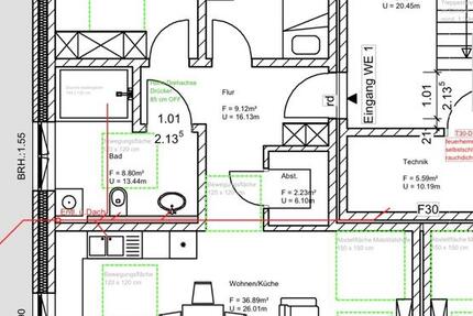 Wohnung Porta Westfalica - 3 Zimmer, 84 m&sup2;, 990&euro; | Angebot:26589112