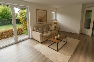 HELLER WOHNTRAUM MIT GARTEN 3 zimmer