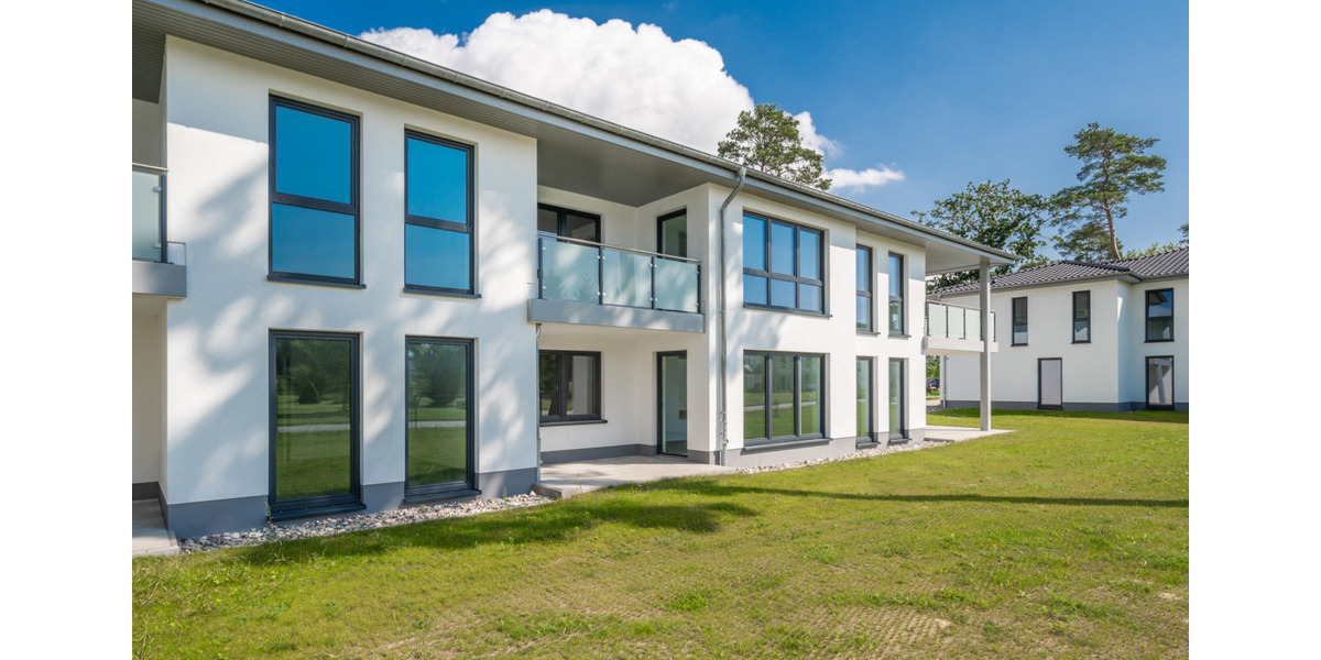 Neubau im Süden der Insel Usedom – 2-Zimmerwohnung mit Süd-Garten 2 zimmer