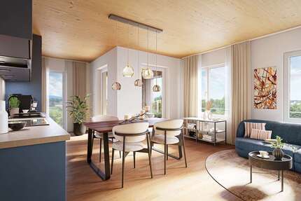 Wohnung Holzkirchen - 2 Zimmer, 48 m&sup2;, 1.107&euro; | Angebot:24843785