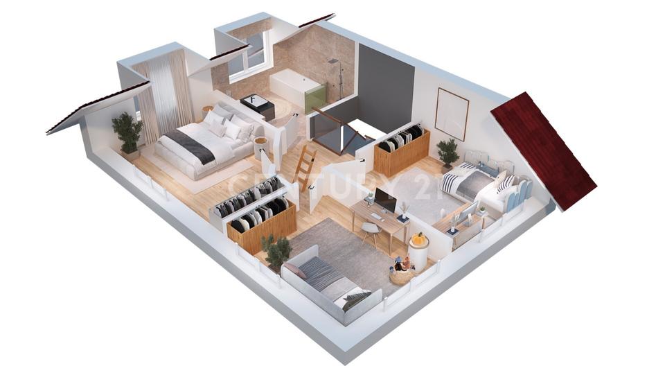 Doppelhaushälfte Rodewald - 4 Zimmer, 129 m&sup2;, 1.300&euro; | Angebot:24652069