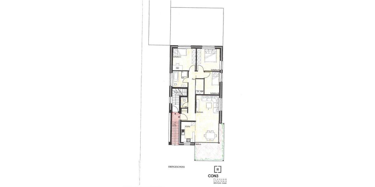 Etagenwohnung Lingen (Ems) - 4 Zimmer, 95 m&sup2;, 1.000&euro; | Angebot:26004702