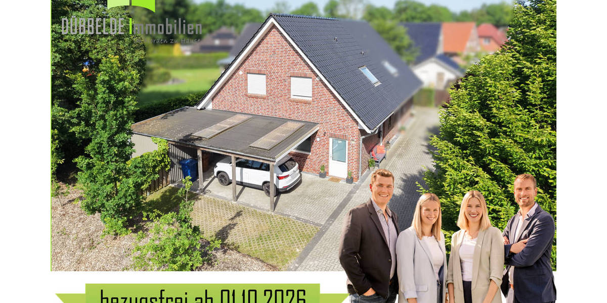 Doppelhaushälfte Apen / Augustfehn Vreschen-Bokel - 4 Zimmer, 89 m&sup2;, 1.040&euro; | Angebot:26758924