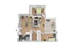 Dachgeschoßwohnung Sehnde - 3 Zimmer, 83 m&sup2;, 930&euro; | Angebot:26663680