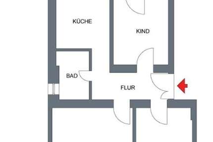 Wohnung zum Mieten in Halle 430 € 60 m² 3 zimmer