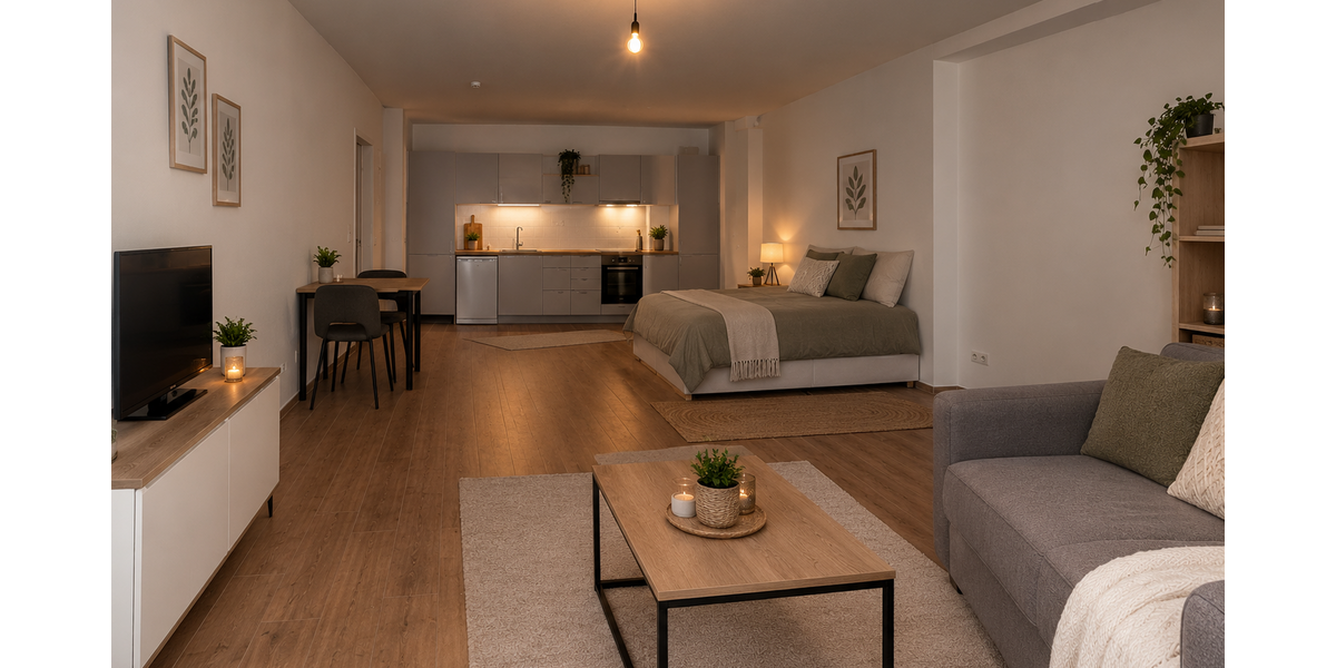 Etagenwohnung Pfungstadt - 1 Zimmer, 33 m&sup2;, 550&euro; | Angebot:27346461