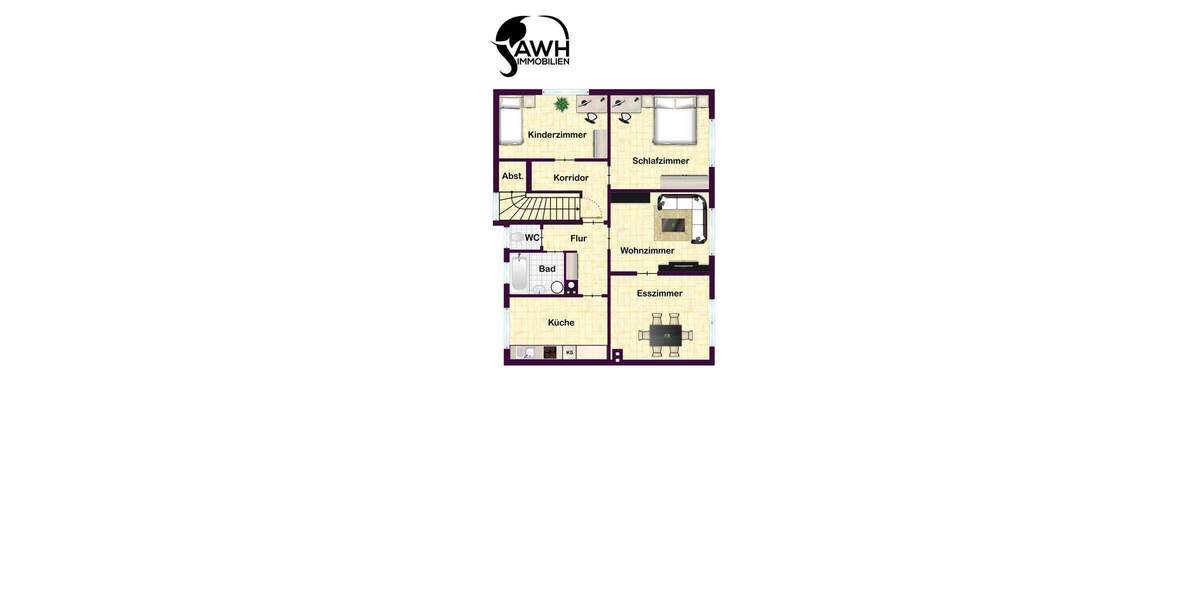 Etagenwohnung Gerabronn Seibotenberg - 4 Zimmer, 103 m&sup2;, 950&euro; | Angebot:25664402
