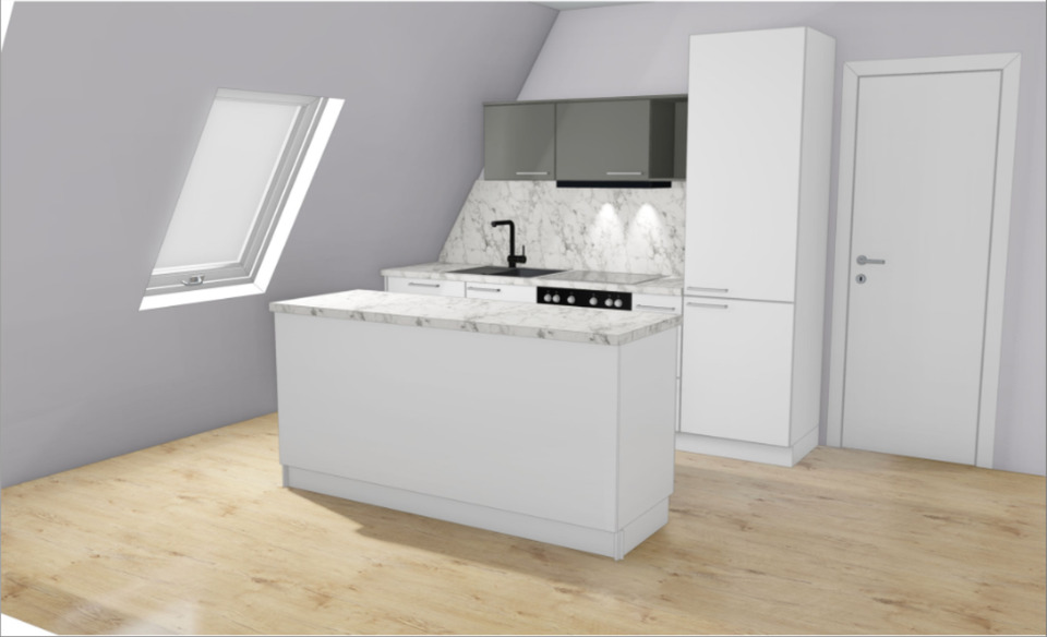 Dachgeschoßwohnung Singen (Hohentwiel) - 3 Zimmer, 88 m&sup2;, 1.150&euro; | Angebot:25658032