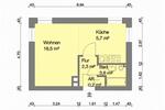 Etagenwohnung Nürnberg Gärten hinter der Veste - 1 Zimmer, 30 m&sup2;, 626&euro; | Angebot:26582320