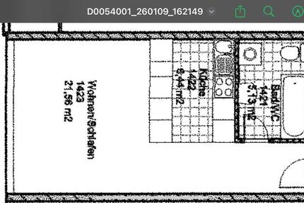 Wohnung Eislingen (Fils) - 1 Zimmer, 36 m&sup2;, 550&euro; | Angebot:25418128