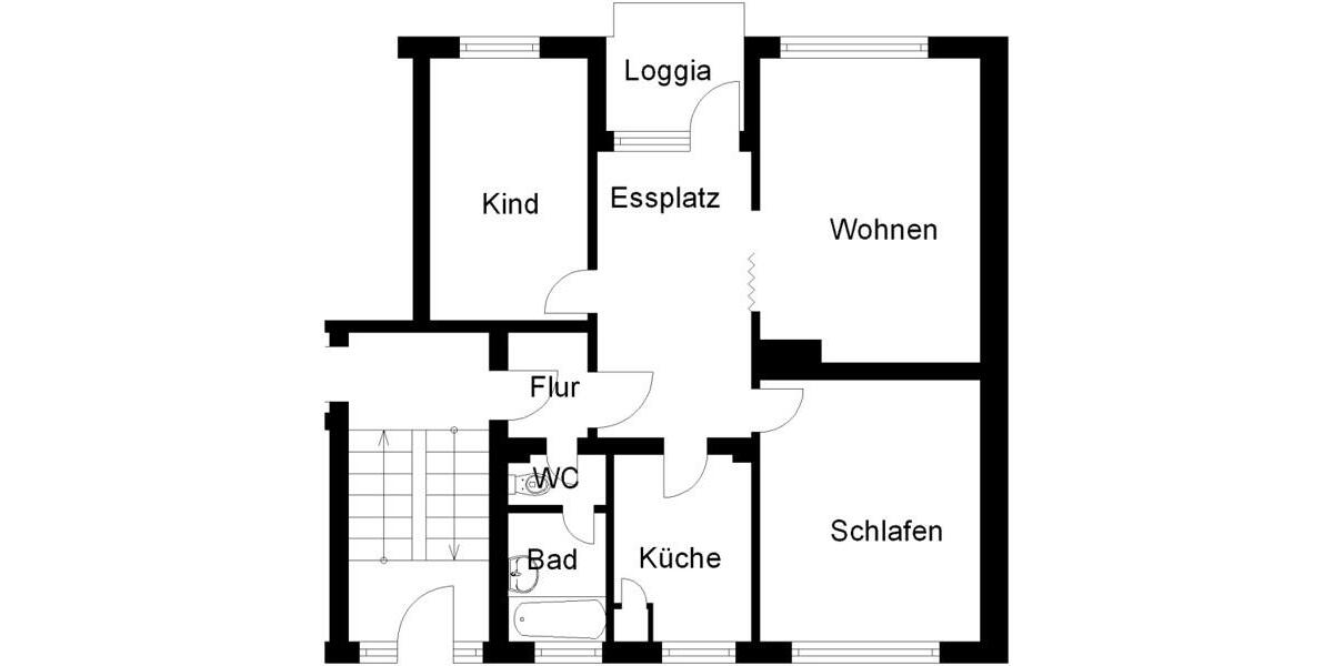 Erdgeschoßwohnung Osnabrück Gretesch - 3 Zimmer, 71 m&sup2;, 625&euro; | Angebot:24735548