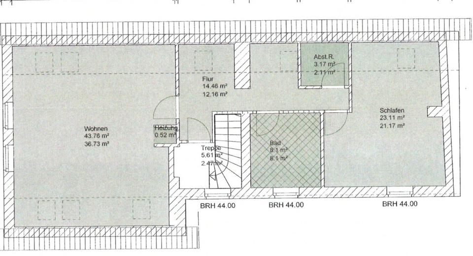 Großzügige und moderne 2-Raum-Wohnung im 2. OG in Vetschau 2 zimmer